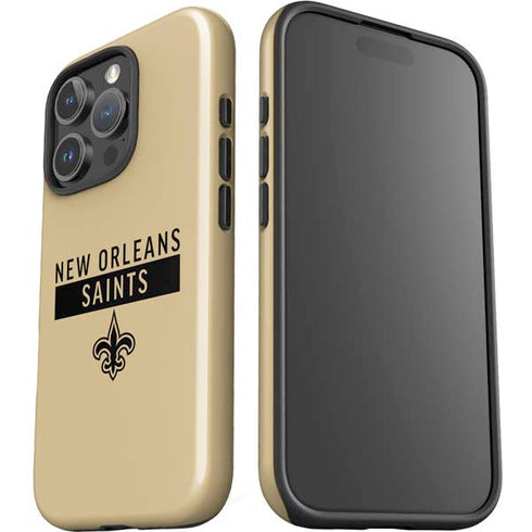 NFL New Orleans Saints Gold Performance Series iPhone 16 Pro Impact Case
